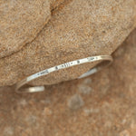 Cargar imagen en el visor de la galería, OOAK Ethnic bracelet in silver #10 • size 6cm (ready-to-ship)
