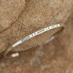 Charger l&#39;image dans la galerie, OOAK Ethnic bracelet in silver #12 • size 6cm (ready-to-ship)
