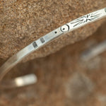 Lade das Bild in den Galerie-Viewer, OOAK Ethnic bracelet in silver #13 • size 5cm (ready-to-ship)
