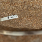 Charger l&#39;image dans la galerie, OOAK Ethnic bracelet in silver #13 • size 5cm (ready-to-ship)
