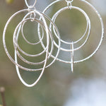 Cargar imagen en el visor de la galería, OOAK Cosmos earrings #6 ~ silver (ready-to-ship)
