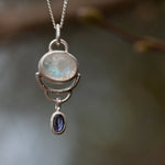 Charger l&#39;image dans la galerie, OOAK • Osmose pendant #2 ~ silver, labradorite and.. amethyst? (ready to ship)
