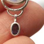 Afbeelding in Gallery-weergave laden, OOAK • Osmose pendant #2 ~ silver, labradorite and.. amethyst? (ready to ship)
