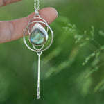 Afbeelding in Gallery-weergave laden, OOAK pendant with stone #10 • Labradorite  (ready to ship)
