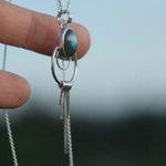 Lade das Bild in den Galerie-Viewer, OOAK pendant with stone #11 • Labradorite  (ready to ship)
