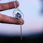 Cargar imagen en el visor de la galería, OOAK pendant with stone #10 • Labradorite  (ready to ship)
