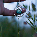 Lade das Bild in den Galerie-Viewer, OOAK pendant with stone #10 • Labradorite  (ready to ship)
