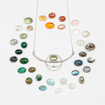 Charger l&#39;image dans la galerie, Choose Your Stone : Aya necklace  (made to order)
