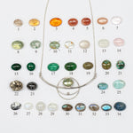 Charger l&#39;image dans la galerie, Choose Your Stone : Aya necklace  (made to order)
