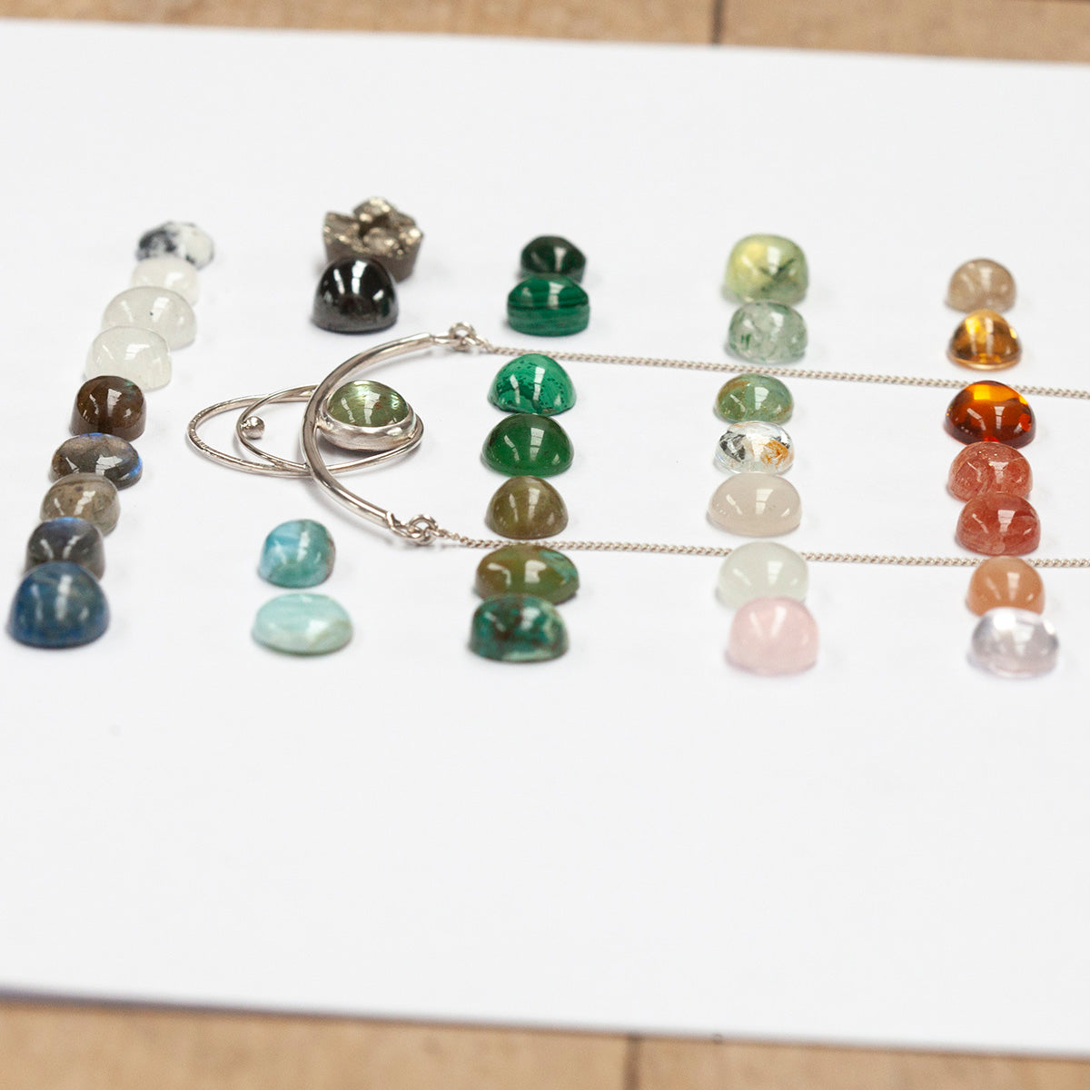 Choose Your Stone : Aya necklace  (made to order)