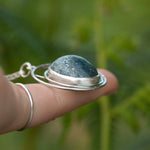 Cargar imagen en el visor de la galería, OOAK stone pendant #22 • Moss agate (ready to ship)
