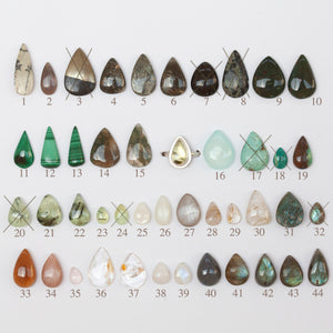 Choose Your Stone : Mana ring   (made to order)