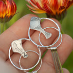 Charger l&#39;image dans la galerie, OOAK Echo earrings #41 ~ silver (ready-to-ship)
