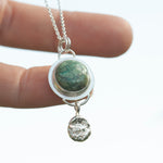 Lade das Bild in den Galerie-Viewer, OOAK stone pendant #25 • Turquoise (ready to ship)
