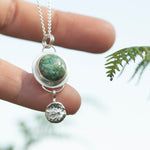 Lade das Bild in den Galerie-Viewer, OOAK stone pendant #25 • Turquoise (ready to ship)
