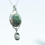 Charger l&#39;image dans la galerie, OOAK stone pendant #25 • Turquoise (ready to ship)
