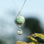 Lade das Bild in den Galerie-Viewer, OOAK stone pendant #25 • Turquoise (ready to ship)
