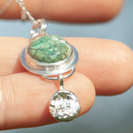 Charger l&#39;image dans la galerie, OOAK stone pendant #25 • Turquoise (ready to ship)
