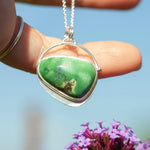 Load image into Gallery viewer, OOAK stone pendant #30 • Turquoise (ready to ship) (Copy)
