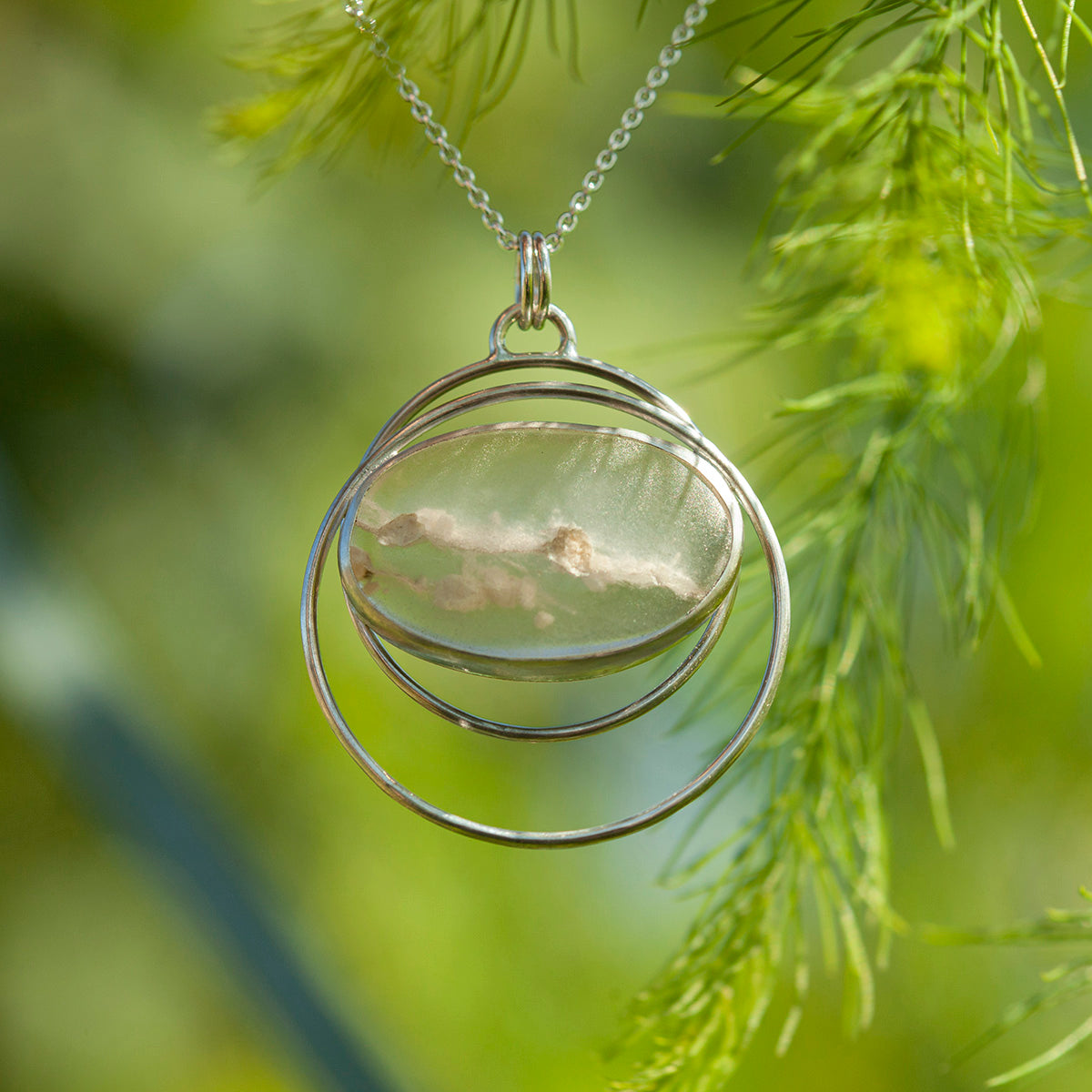 Pendentif en pierre pièce unique #29 • agate du Montana (prêt à expédier)