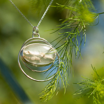 Pendentif en pierre pièce unique #29 • agate du Montana (prêt à expédier)