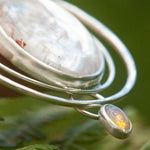 Load image into Gallery viewer, OOAK pendant with captured plant #8 • lodolite &amp; opal (ready to ship)
