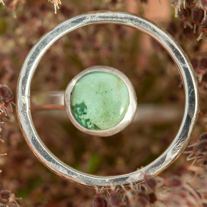 Anillo Lua pieza única #11 • turquesa ~ Talla 54,5 ~ se puede ajustar (listo para enviar)