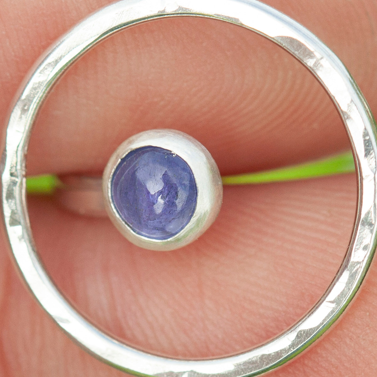 OOAK Lua ring #12 • tanzanite ~ Size 53 ~ can be adjusted (ready-to-ship)