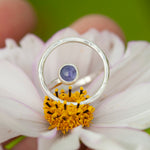 Load image into Gallery viewer, OOAK Lua ring #12 • tanzanite ~ Size 53 ~ can be adjusted (ready-to-ship)
