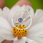 Load image into Gallery viewer, OOAK Lua ring #12 • tanzanite ~ Size 53 ~ can be adjusted (ready-to-ship)
