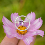 Lade das Bild in den Galerie-Viewer, OOAK Lua ring #13 • Amethyst ~ Size 55 ~ can be adjusted (ready-to-ship)
