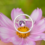 Load image into Gallery viewer, OOAK Lua ring #13 • Amethyst ~ Size 55 ~ can be adjusted (ready-to-ship)
