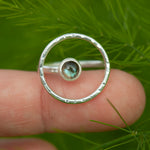 Load image into Gallery viewer, OOAK Lua ring #15 • labradorite ~ Size 51 ~ can be adjusted (ready-to-ship)
