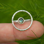 Load image into Gallery viewer, OOAK Lua ring #15 • labradorite ~ Size 51 ~ can be adjusted (ready-to-ship)
