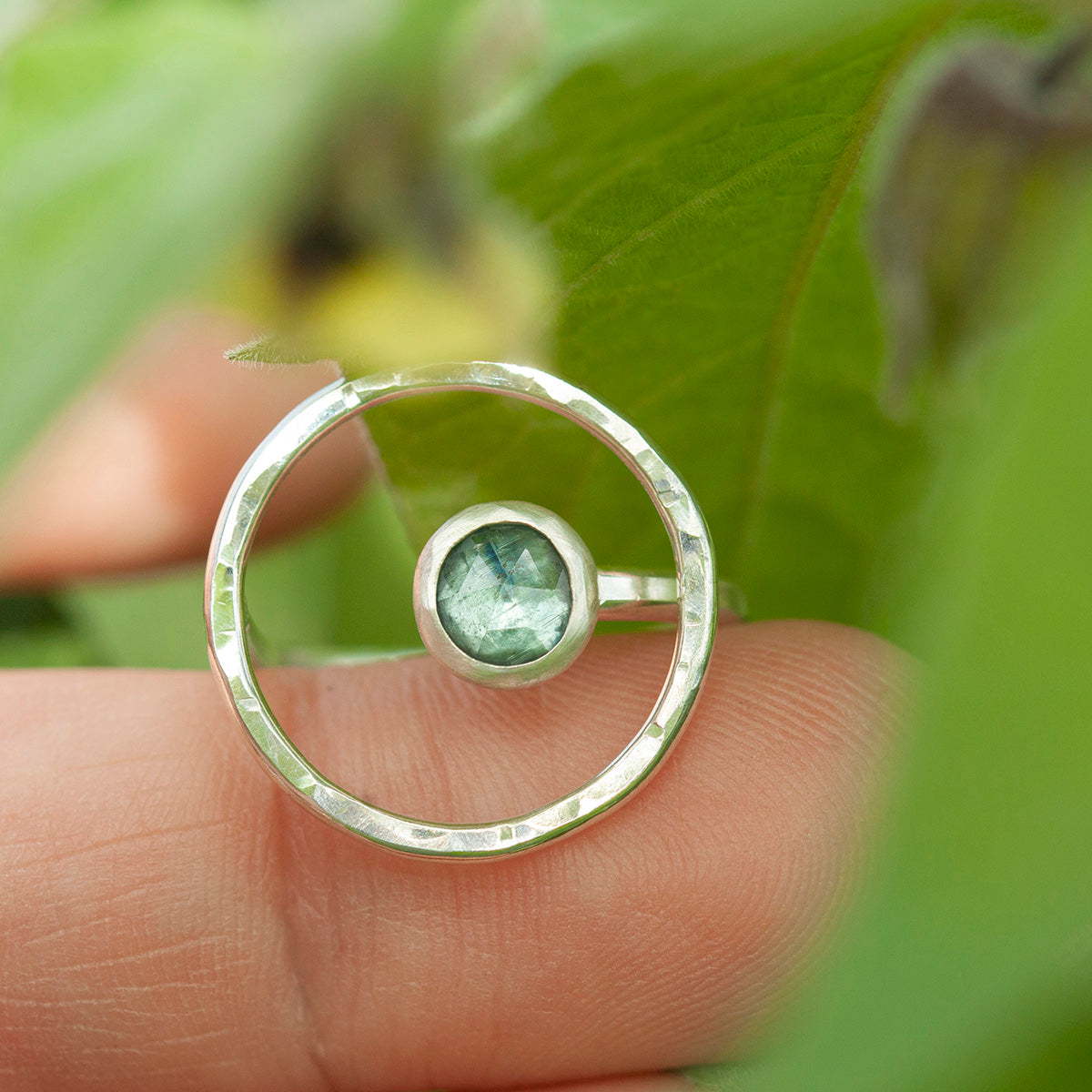 OOAK Lua ring #16 • Kyanite ~ Size 55 ~ can be adjusted (ready-to-ship)