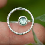 Cargar imagen en el visor de la galería, OOAK Lua ring #16 • Kyanite ~ Size 55 ~ can be adjusted (ready-to-ship)
