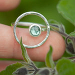 Cargar imagen en el visor de la galería, OOAK Lua ring #16 • Kyanite ~ Size 55 ~ can be adjusted (ready-to-ship)
