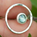 Cargar imagen en el visor de la galería, OOAK Lua ring #16 • Kyanite ~ Size 55 ~ can be adjusted (ready-to-ship)
