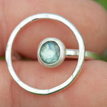 Cargar imagen en el visor de la galería, OOAK Lua ring #16 • Kyanite ~ Size 55 ~ can be adjusted (ready-to-ship)
