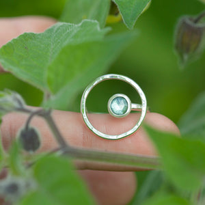 OOAK Lua ring #16 • Kyanite ~ Size 55 ~ can be adjusted (ready-to-ship)