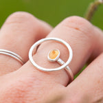 Charger l&#39;image dans la galerie, OOAK Lua ring #18 • Opal ~ Size 60 ~ can be adjusted (ready-to-ship)
