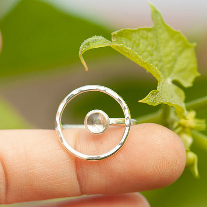 Uniek exemplaar Lua ring #4 • Citrien ~ Maat 55 ~ kan worden aangepast (klaar voor verzending)