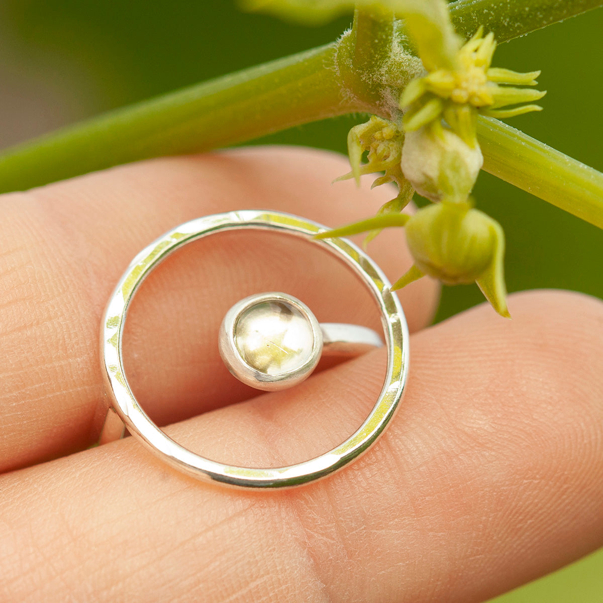 Uniek exemplaar Lua ring #4 • Citrien ~ Maat 55 ~ kan worden aangepast (klaar voor verzending)