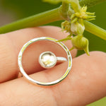 Load image into Gallery viewer, OOAK Lua ring #4 • Citrine ~ Size 55 ~ can be adjusted (ready-to-ship)
