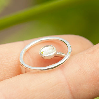 Uniek exemplaar Lua ring #4 • Citrien ~ Maat 55 ~ kan worden aangepast (klaar voor verzending)