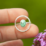 Cargar imagen en el visor de la galería, OOAK Lua ring #5 • turquoise ~ Size 54 ~ can be adjusted (ready-to-ship)
