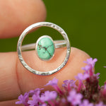 Cargar imagen en el visor de la galería, OOAK Lua ring #5 • turquoise ~ Size 54 ~ can be adjusted (ready-to-ship)
