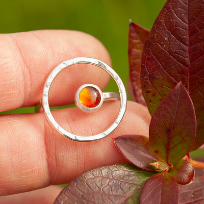 Uniek exemplaar Lua ring #6 • Citrien ~ Maat 51 ~ kan worden aangepast (klaar voor verzending)