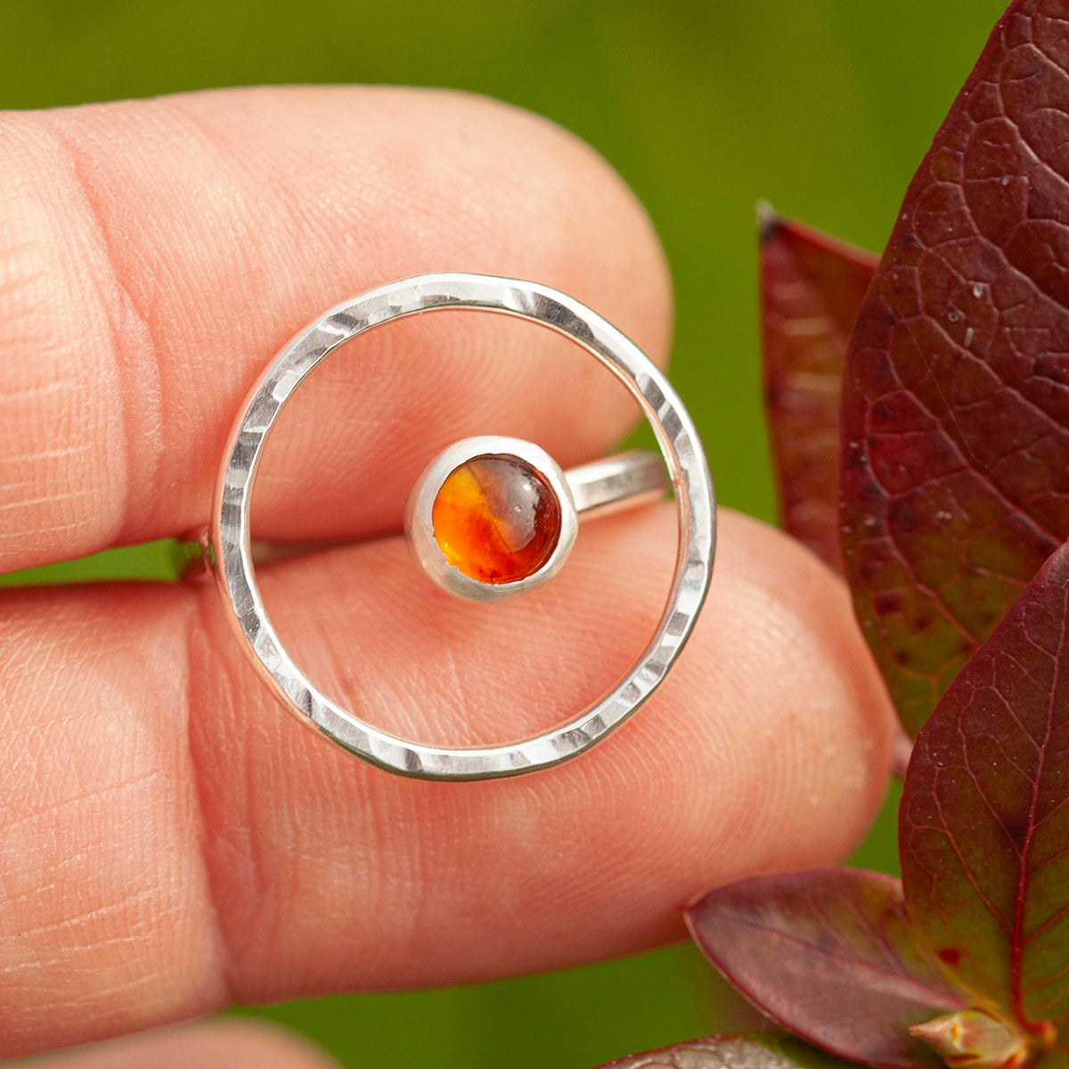 Bague Lua pièce unique #6 • Citrine ~ Taille 51 ~ peut être ajustée (prêt à expédier)