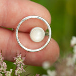 Lade das Bild in den Galerie-Viewer, OOAK Lua ring #8 • moonstone ~ Size 51,5 ~ can be adjusted (ready-to-ship)
